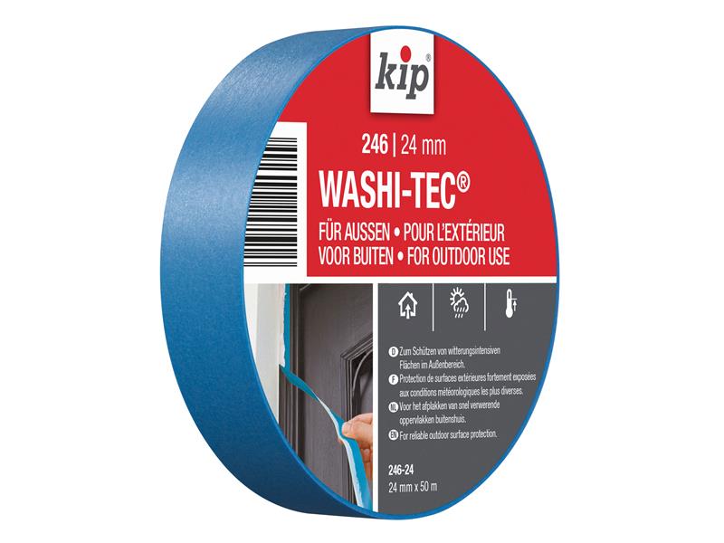 246 Premium Outdoor WASHI-TEC® Masking Tape 24mm x 50m                          