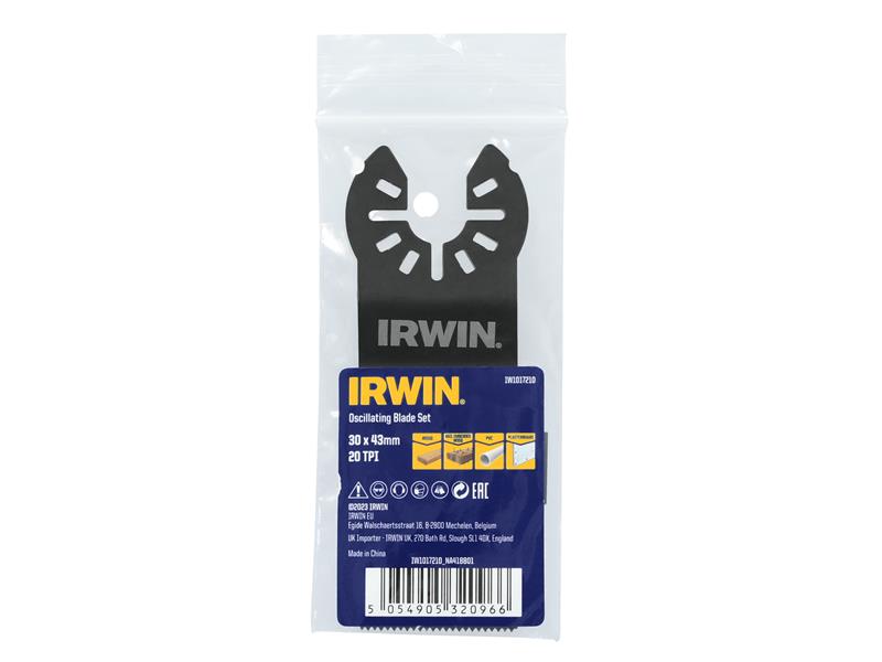 Wood with Nails Oscillating Blade 30 x 43mm x 20 TPI                            