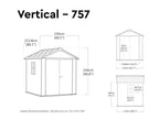 Newton Plus Shed 7.5 x 7ft                                                      