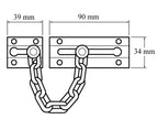 P1037 Door Chain Brass Finish