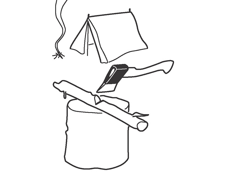 Camping Hatchet HUS 0.6-380 850g                                                