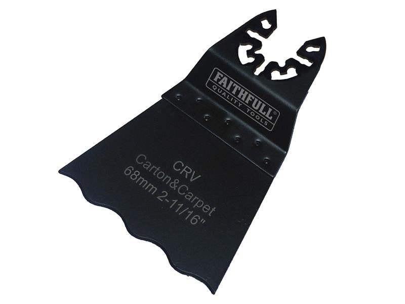 Multi-Functional Tool CrV Serrated Wavy Edge Saw Blade 68mm                     