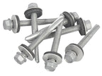 TechFast Hex Head Roofing Screw Self-Drill Heavy Section 5.5 x 51mm Pack 100    