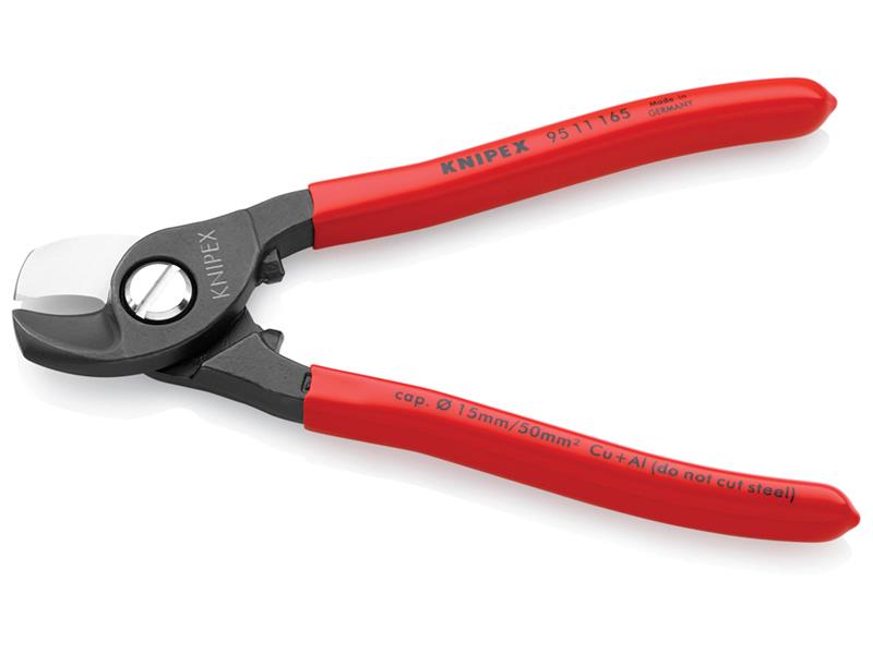 95 11 165 Cable Shears PVC Grip 165mm                                           