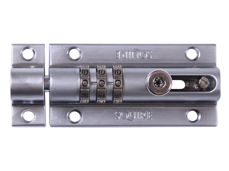 CombiBolt 3 Re-Codable Locking Bolt Chrome 92mm                                 