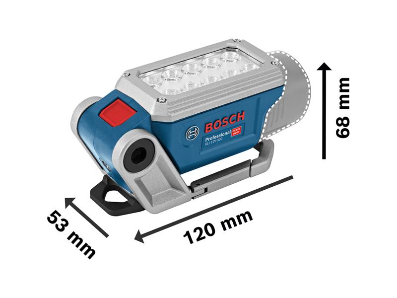 GLI 12V-330 Professional Cordless Light 12V Bare Unit                           