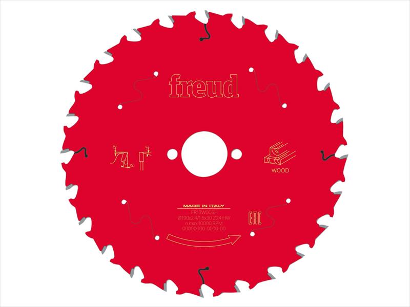 Wood Circular Saw Blade 210 x 30 x 2.4/1.8mm x 24T