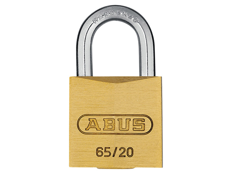 65/40mm Brass Padlock 63mm Long Shackle Keyed Alike 6405