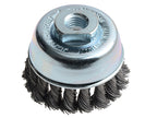 Knot Cup Brush 125mm M14x2.0, 0.50 Steel Wire*