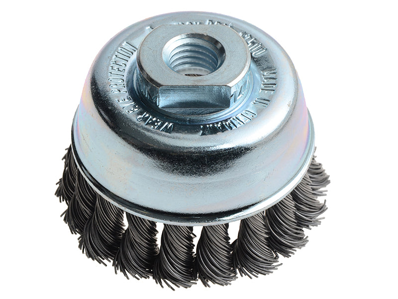 Knot Cup Brush 125mm M14x2.0, 0.50 Steel Wire*