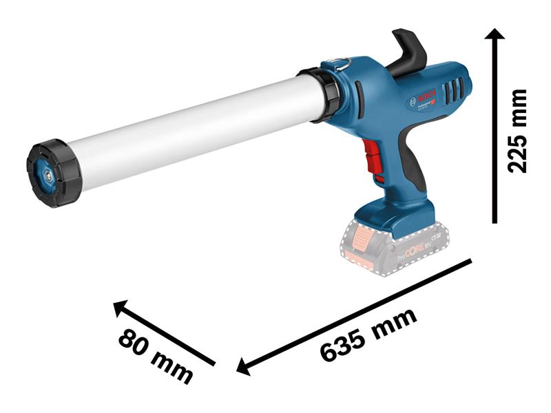 GCG 18V-600 Professional Caulking Gun 18V Bare Unit                             