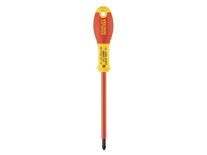 FatMax® VDE Insulated Screwdriver Pozidriv Tip PZ2 x 125mm