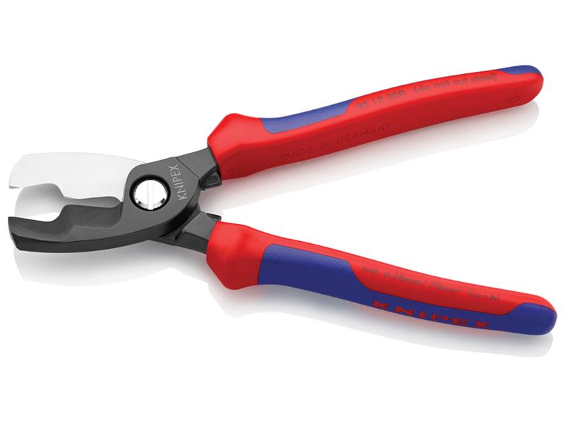 95 12 200 Cable Shears with Twin Cutting Edge Comfort Handles 200mm             