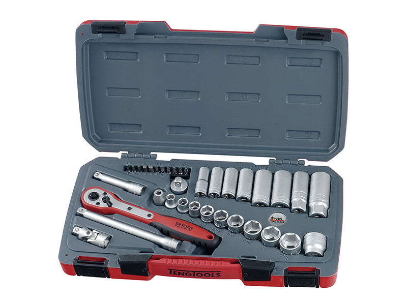 T3835AF Socket Set of 35 A/F 3/8in Drive