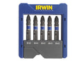 Pozidriv Impact Screwdriver Pocket Bit Set, 5 Piece                             