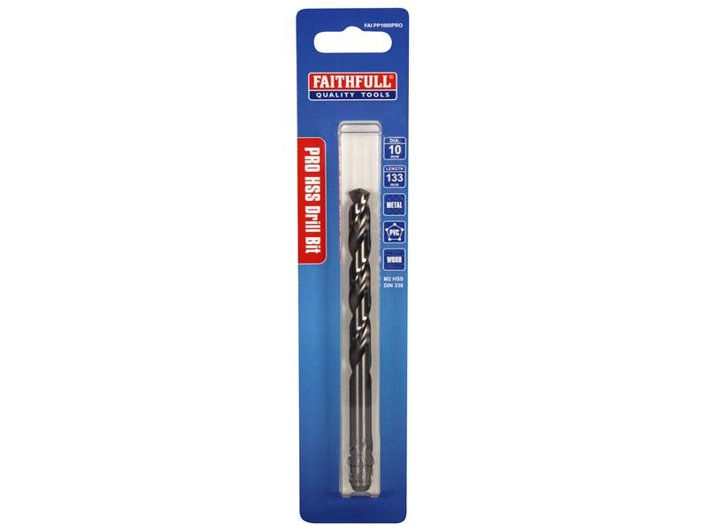Professional HSS Jobber Drill Bit Pre Pack 9.50mm OL:120mm WL:78mm
