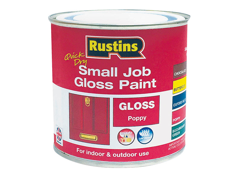 Quick Dry Small Job Gloss Paint White 250ml