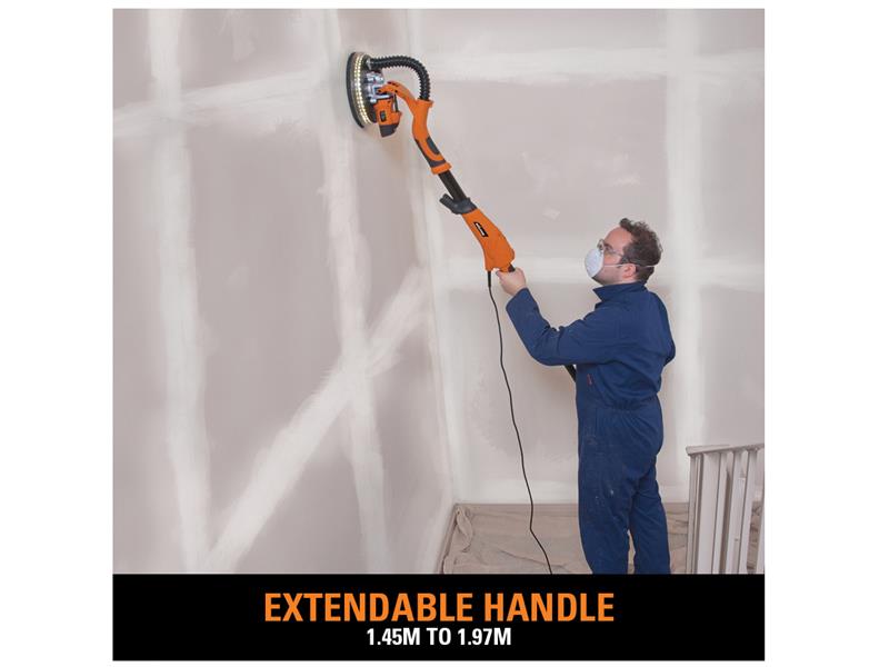 R225DWS Telescopic Dry Wall Sander 710W 240V                                    