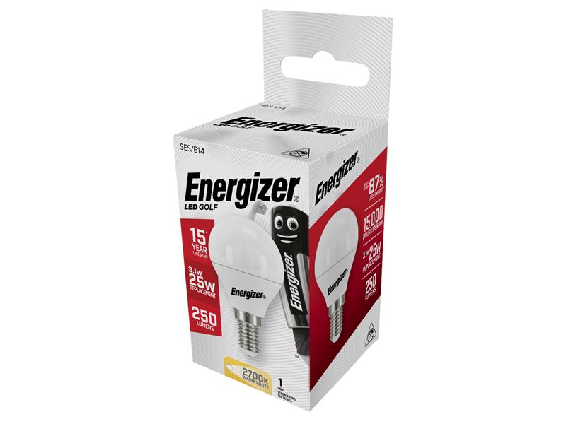 LED SES (E14) Opal Golf Non-Dimmable Bulb, Warm White 470 lm 5.2W