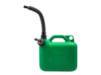 Plastic Fuel Can Green 5 litre                                                  