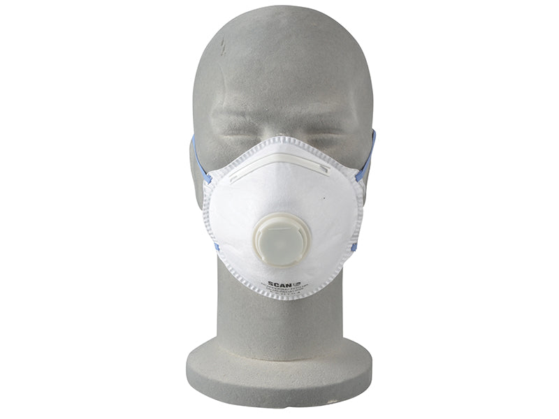 Moulded Disposable Mask Valved FFP2 Protection (Pack 3)