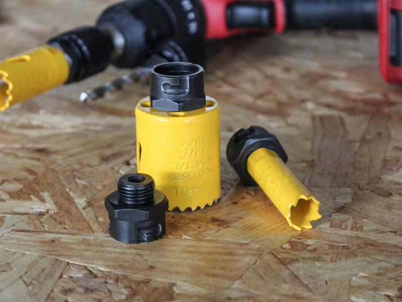 Holesaw Arbor Quick Release Nut Set, 3 Piece                                    