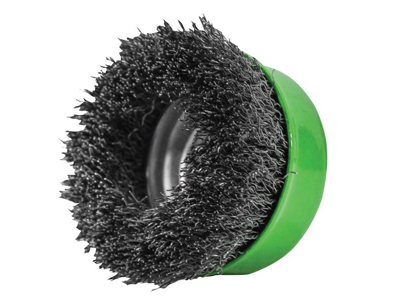 Wire Cup Brush 80mm M14x2, 0.30mm Stainless Steel Wire                          