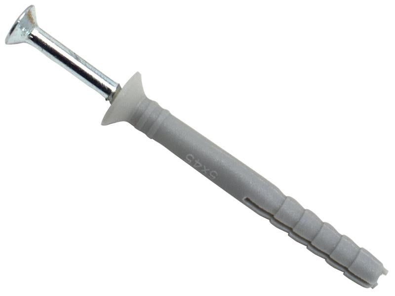 Nylon Hammer-In Fixing 8 x 80mm (100)
