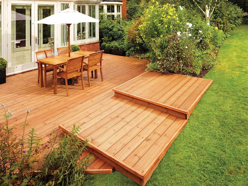 Quick Drying Decking Stain Rich Teak 5 litre