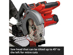 TE-SM 36/210 Li-Solo Power X-Change Sliding Mitre Saw 18V Bare Unit             