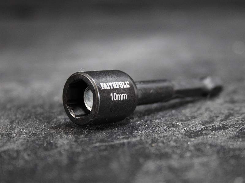 Magnetic Impact Nut Driver 10mm x 1/4in Hex                                     