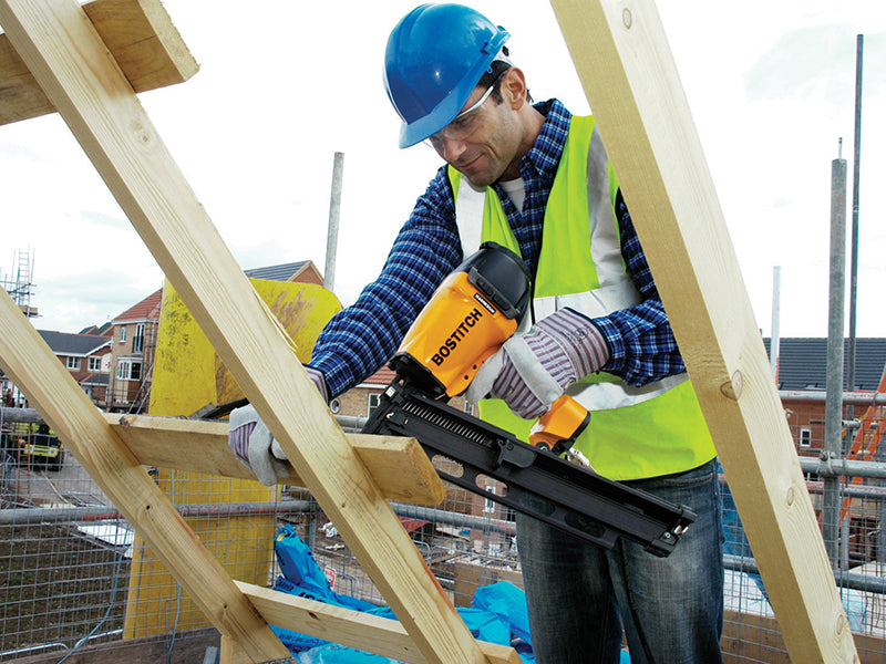 F21PL-E Pneumatic Roundhead & MCN Stick Nailer 38-90mm                          