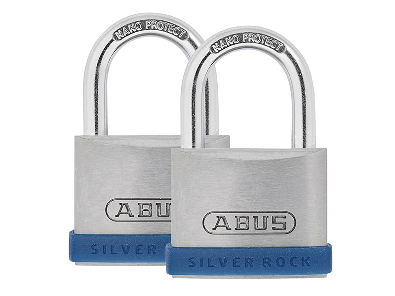 40mm Silver Rock™ 5 Padlock Long Shackle 63mm Keyed Alike