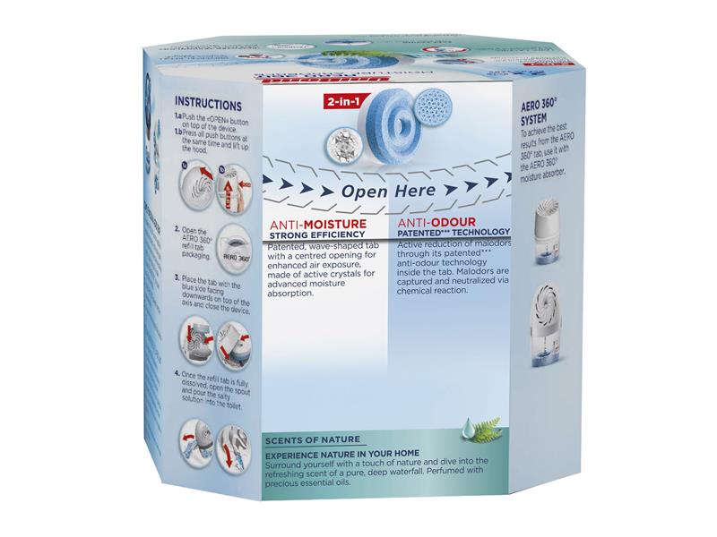 AERO 360º Moisture Absorber Wildflower Meadow Refills (Pack 2)