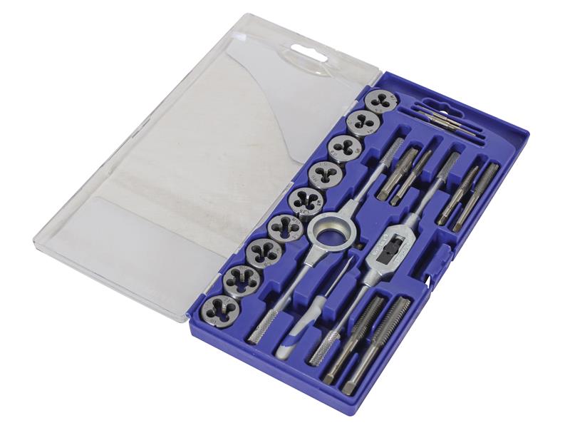 Metric Tap & Die Set of 21 Carbon Steel                                         