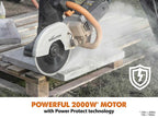 R230DCT 230mm Disc Cutter + Blade 1600W 110V                                    