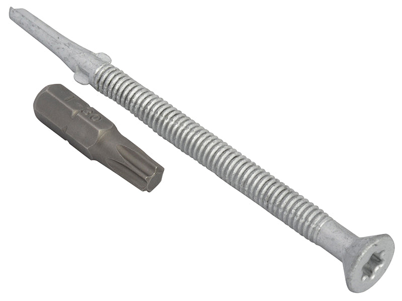 TechFast Roofing Screw Timber - Steel Heavy Section 5.5 x 85mm Pack 50          