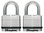 Excell™ Laminated Steel 50mm Padlock - 38mm Shackle - Keyed Alike x 3