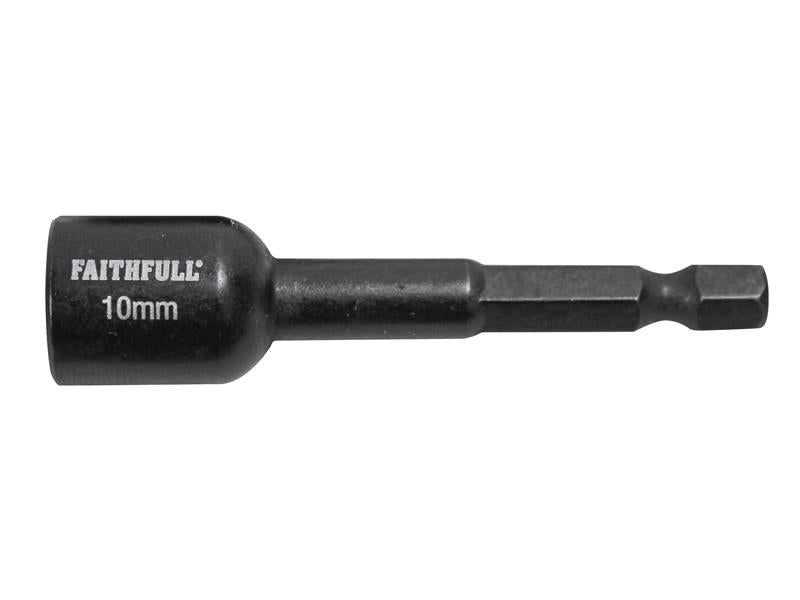 Magnetic Impact Nut Driver 10mm x 1/4in Hex                                     
