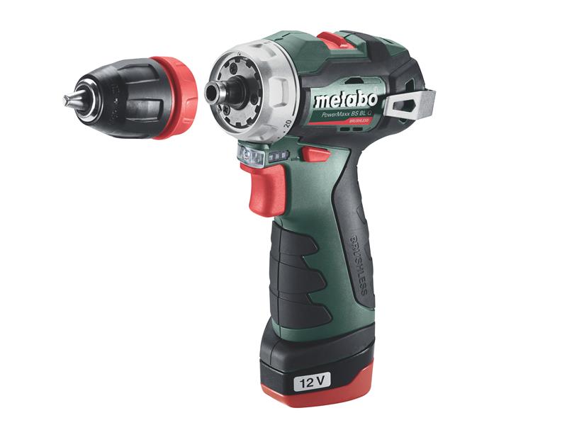 PowerMaxx BS BL Q Brushless Drill/Screwdriver 12V 2 x 2.0Ah Li-ion