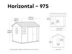 Newton Plus Shed 9.5 x 7ft                                                      