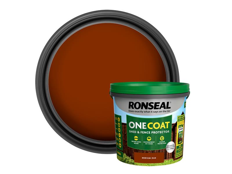 One Coat Shed & Fence Protection Tudor Black Oak 5 litre