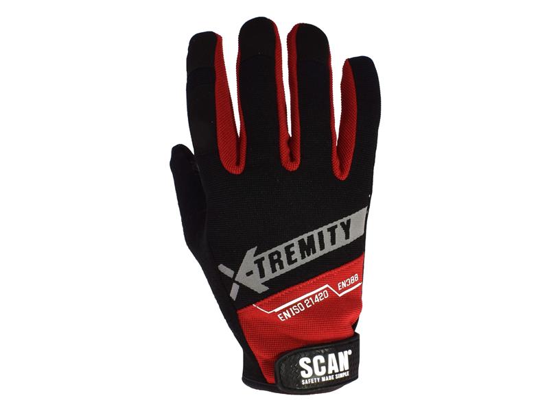 Work Gloves with Touch Screen Function - XL (Size 10)