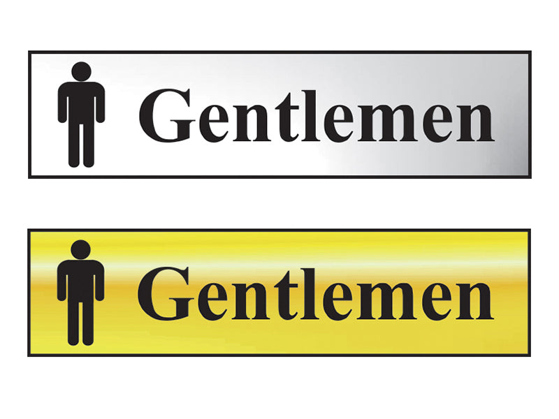 Gentlemen - Polished Chrome Effect 200 x 50mm