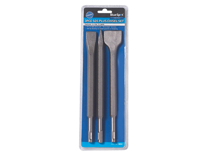 SDS Plus Chisel Set, 3 Piece                                                    