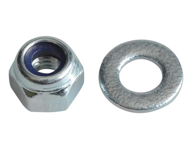 Nyloc Nuts & Washers Zinc Plated M3 ForgePack 60                                