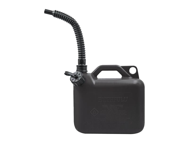 Plastic Fuel Can Black 5 litre                                                  
