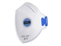 Fold Flat Disposable Mask Valved FP2 Protection (Pack 10)