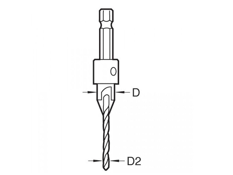 SNAP/CS/8 Countersink with 7/64in Drill