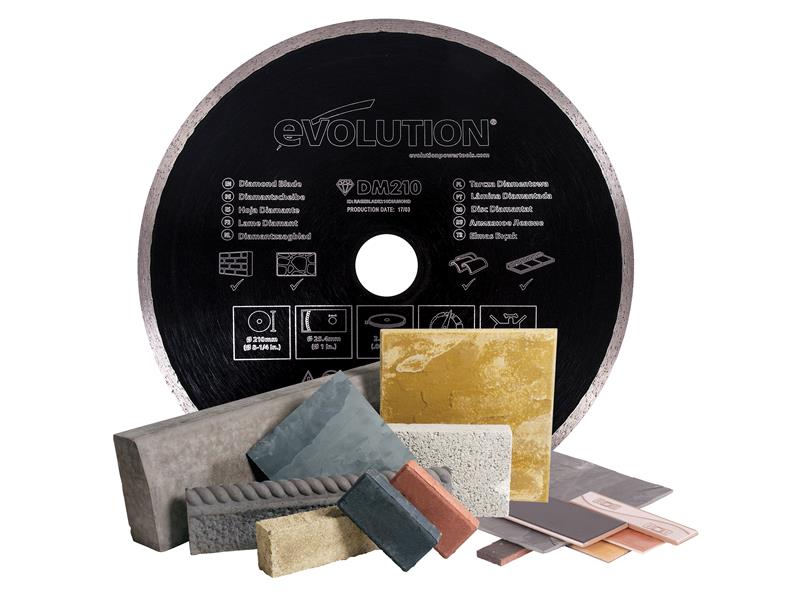 Diamond Blade, Continuous Rim 210 x 25.4mm                                      